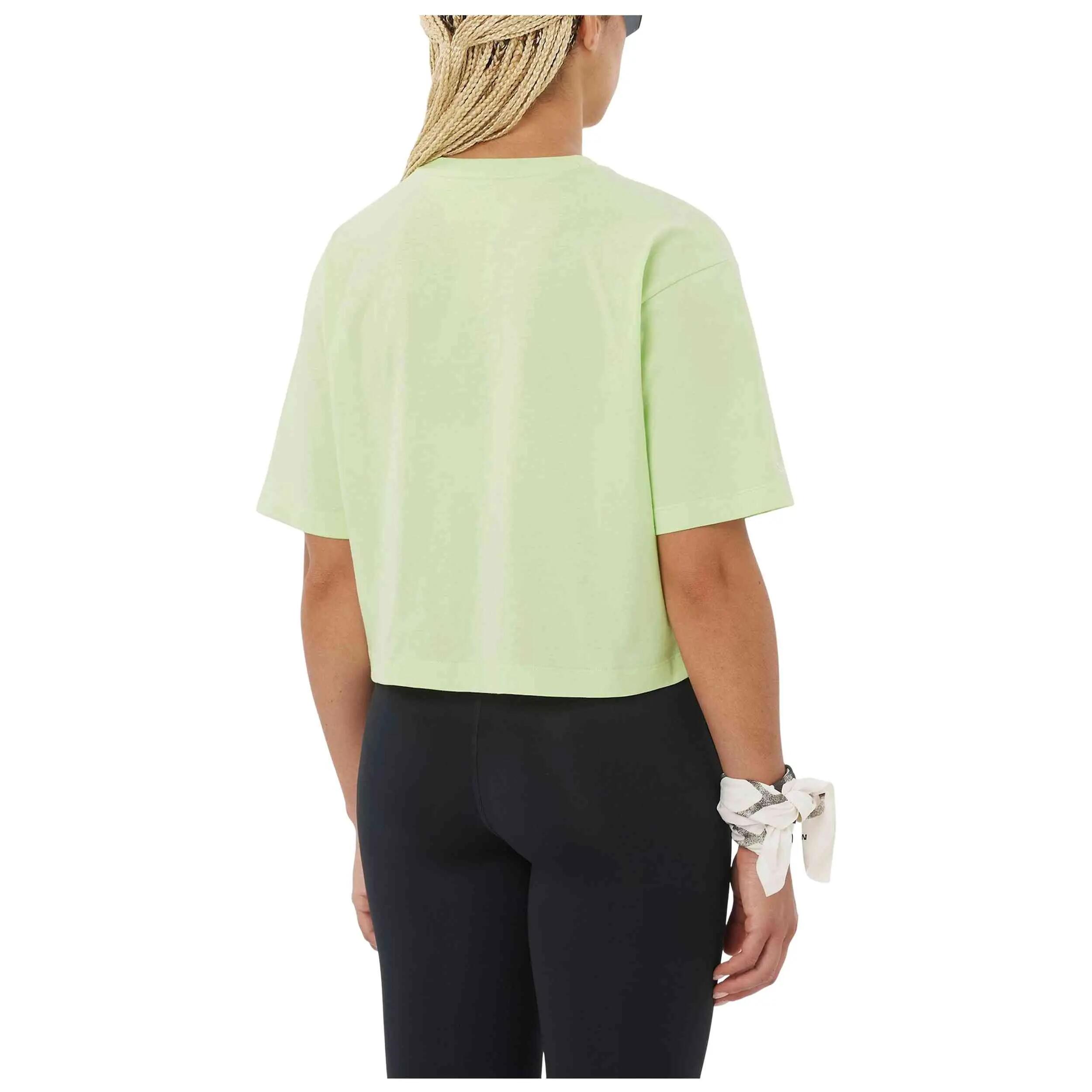 Camiseta de manga corta Salomon modelo Logo Relaxed para mujer 3/4