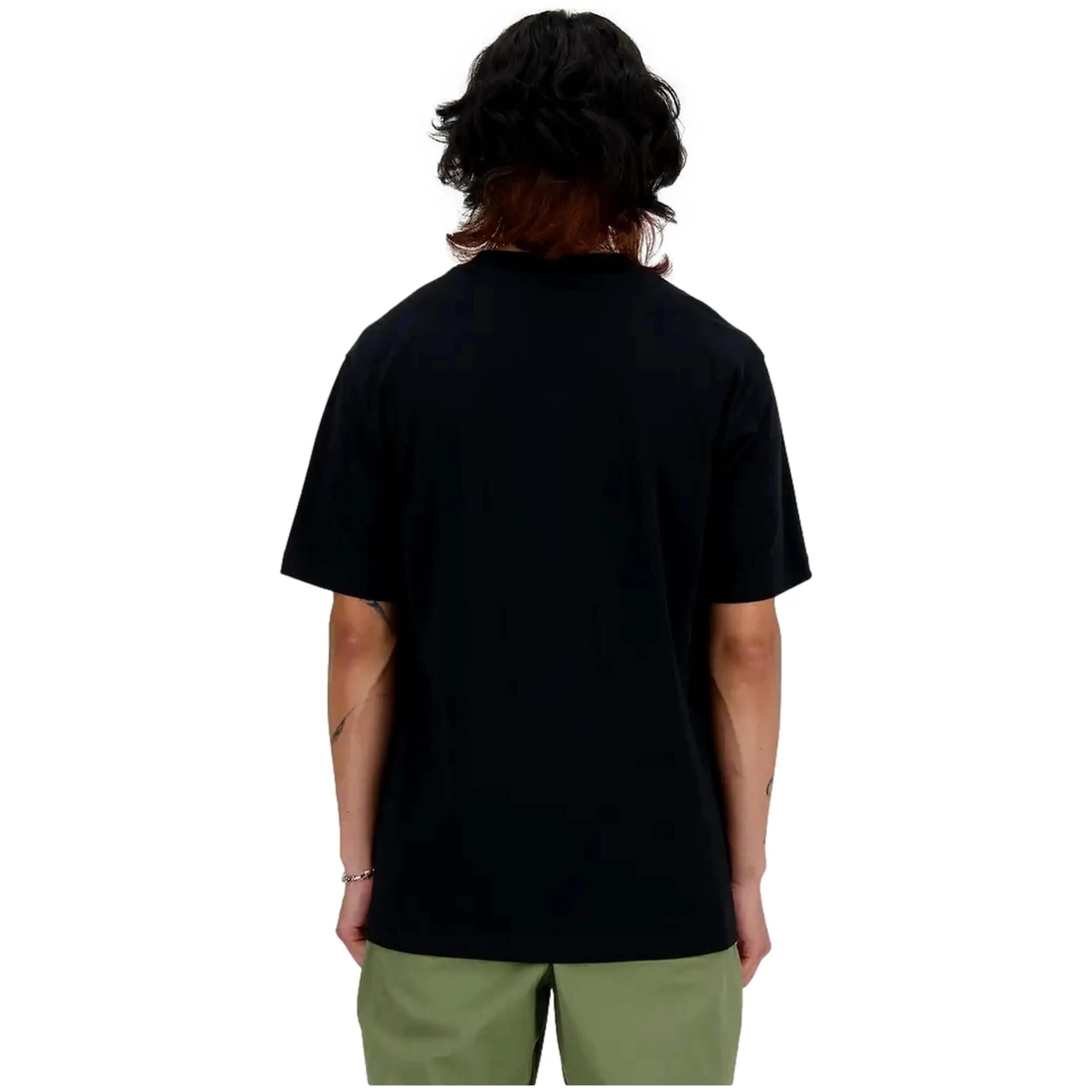 Camiseta de manga corta New Balance modelo MT41533BK para hombre 2/4