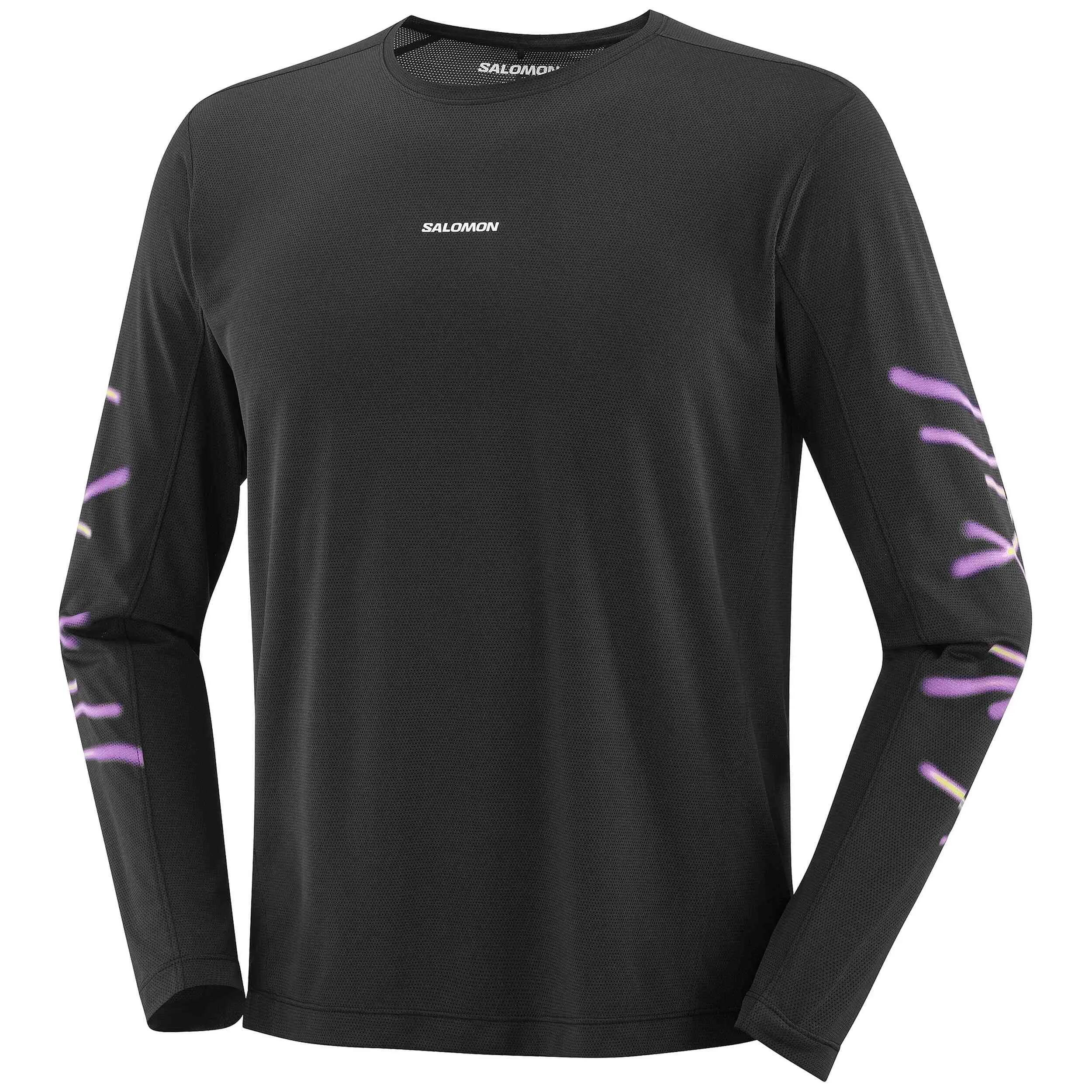 Langarmshirt Salomon Modell Shkout Core Gfx für unisex 3/4
