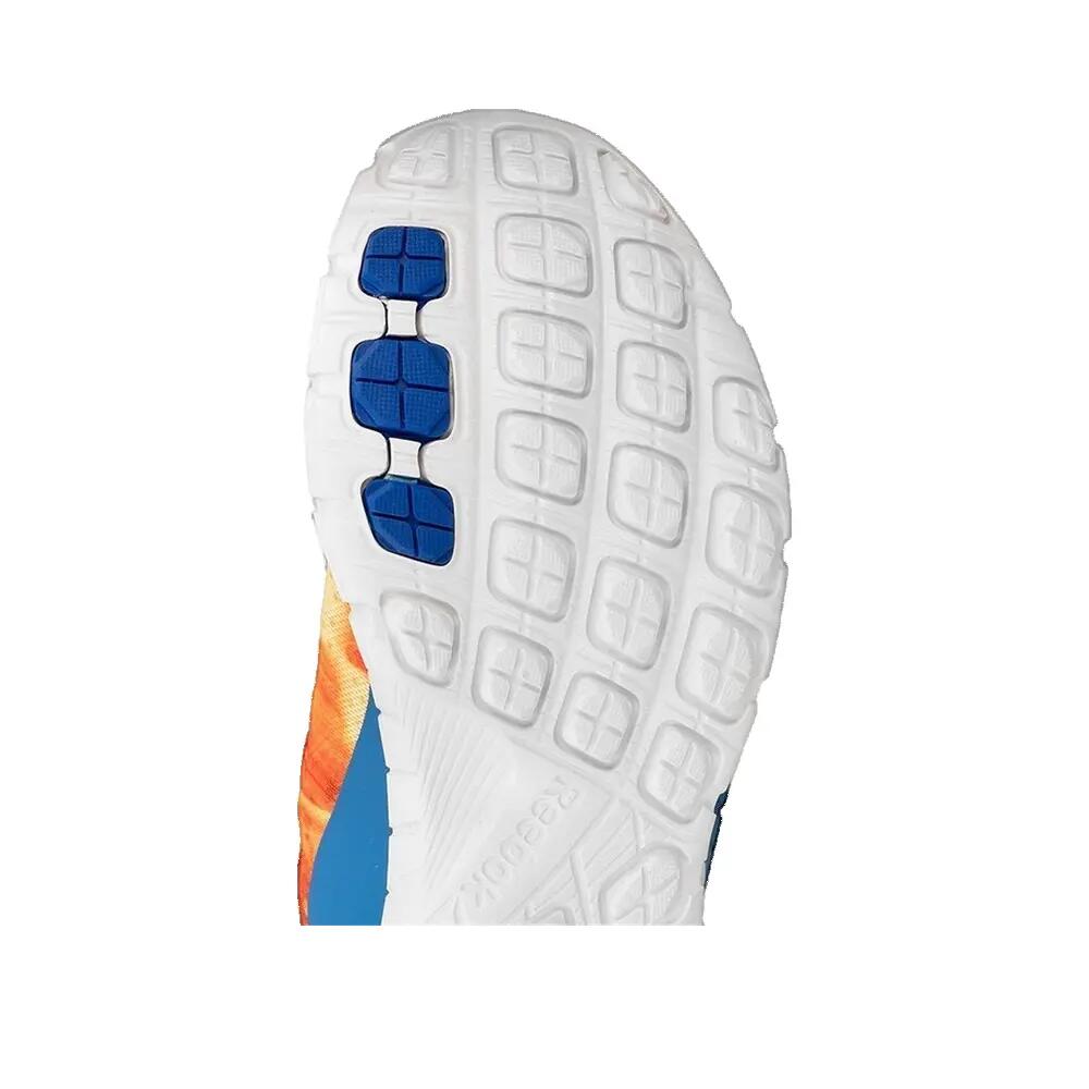 Chaussures Reebok Zpump Fusion 20 Dunes Orange/Blanc/Bleu 3/4