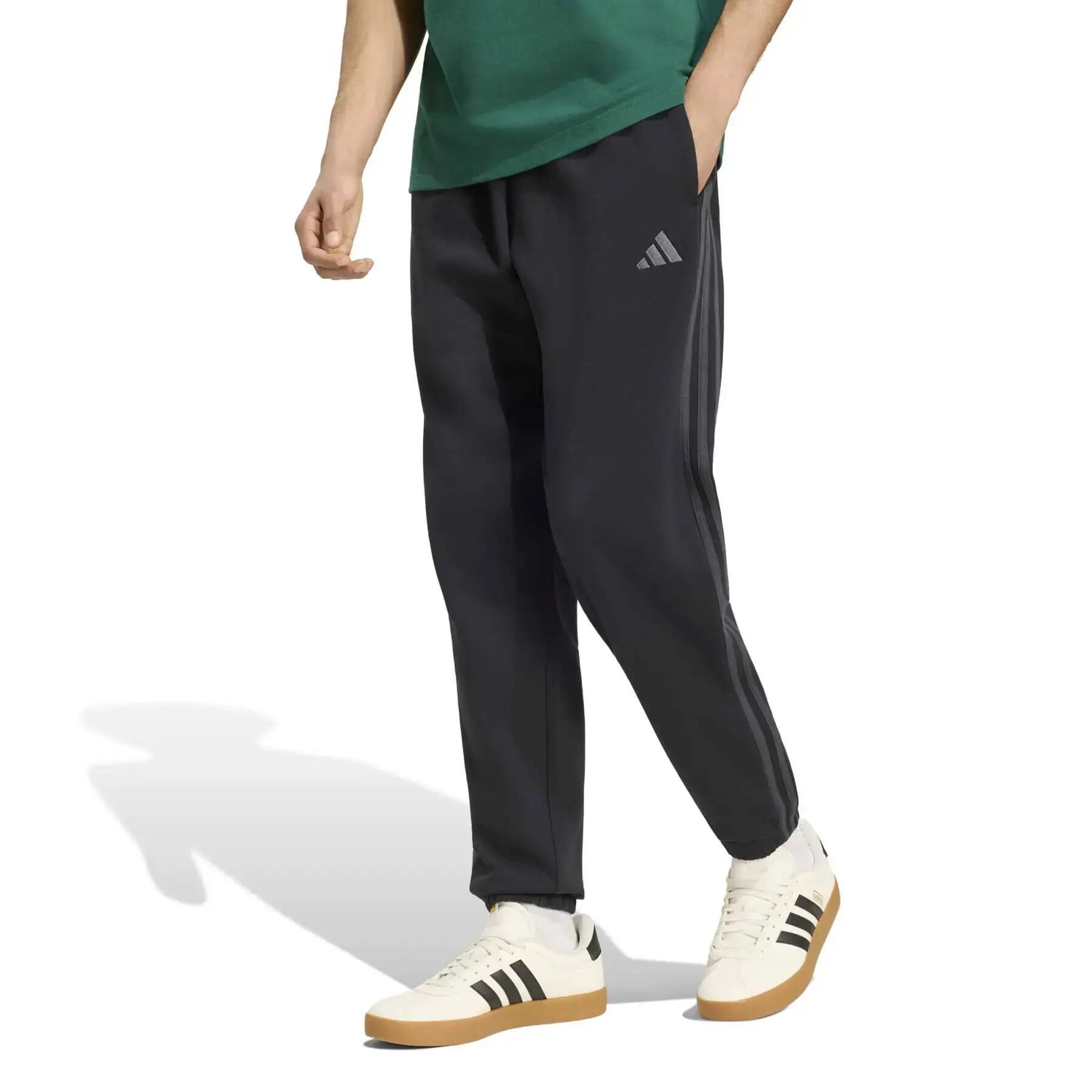 Tapered joggingbroek adidas Essentials 3-Stripes Fleece Cuffed 2/6