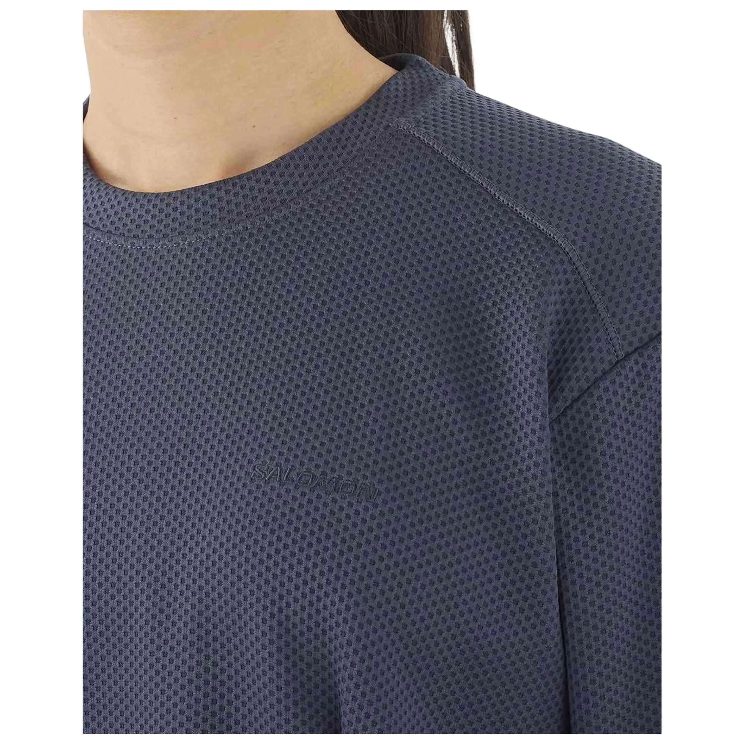 Fleece Salomon model Motomesh Crewneck W voor vrouwen 5/5
