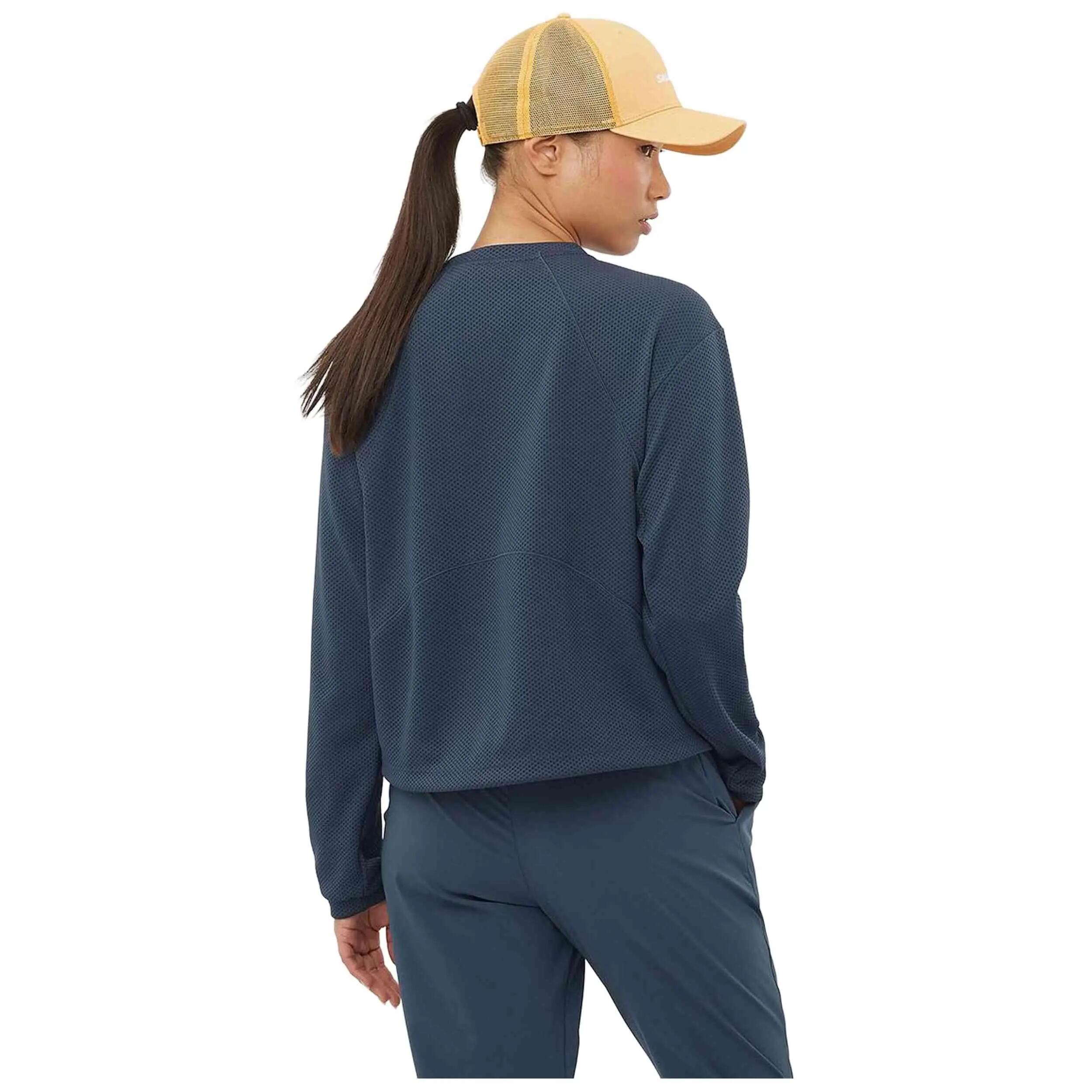 Fleece Salomon model Motomesh Crewneck W voor vrouwen 4/5