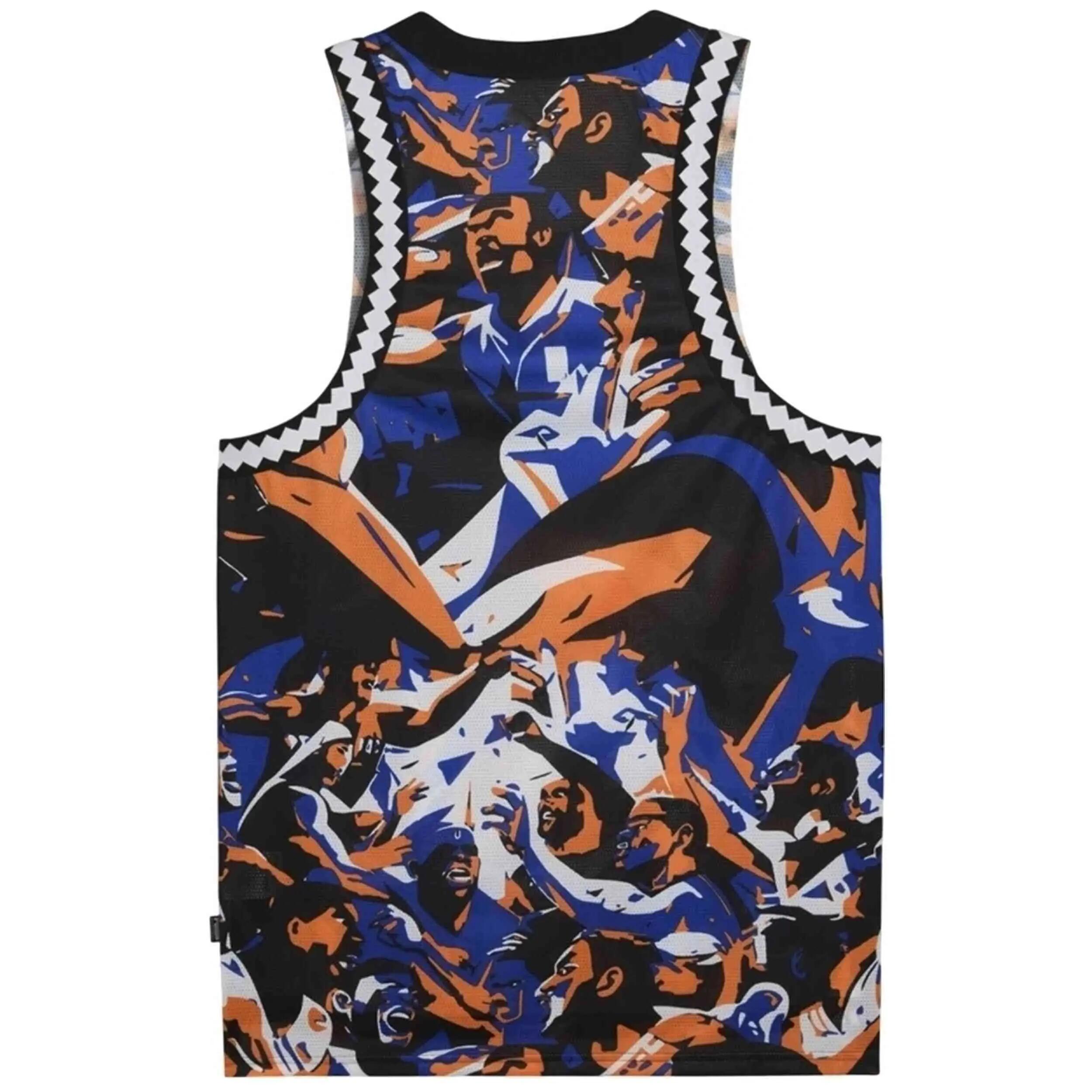 Canottiera Puma modello Puma Basketball Rival Rage AOP Mesh Tank "Viv per uomini 3/5