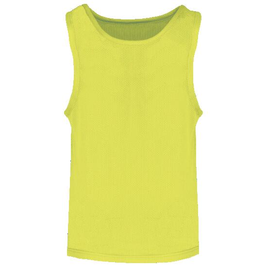 Chasuble en filet léger multisports enfant - Fluorescent Yellow - 10/14 ans