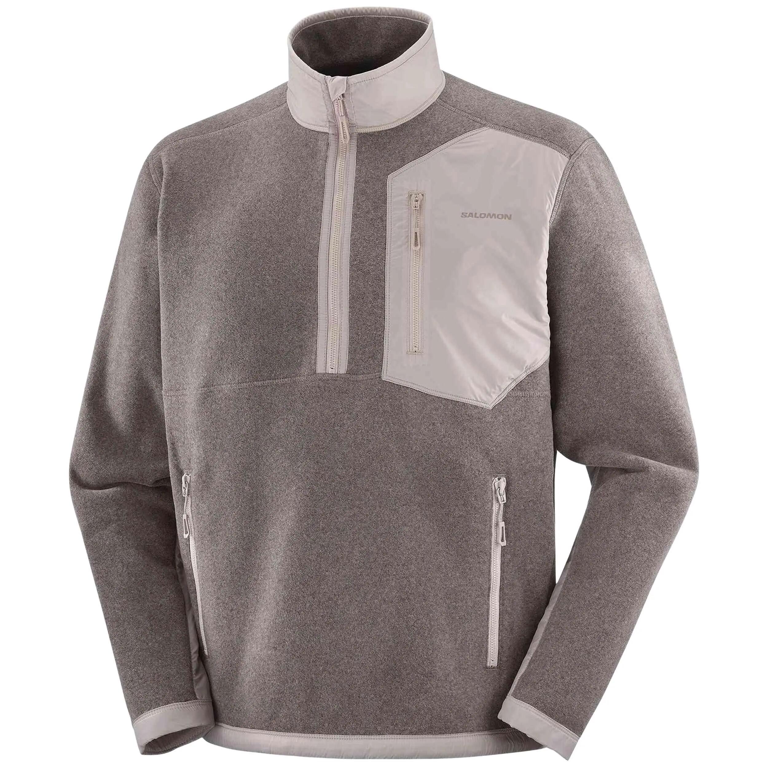 Fleece Salomon model Chroma Fleece Half Zip voor mannen 1/5