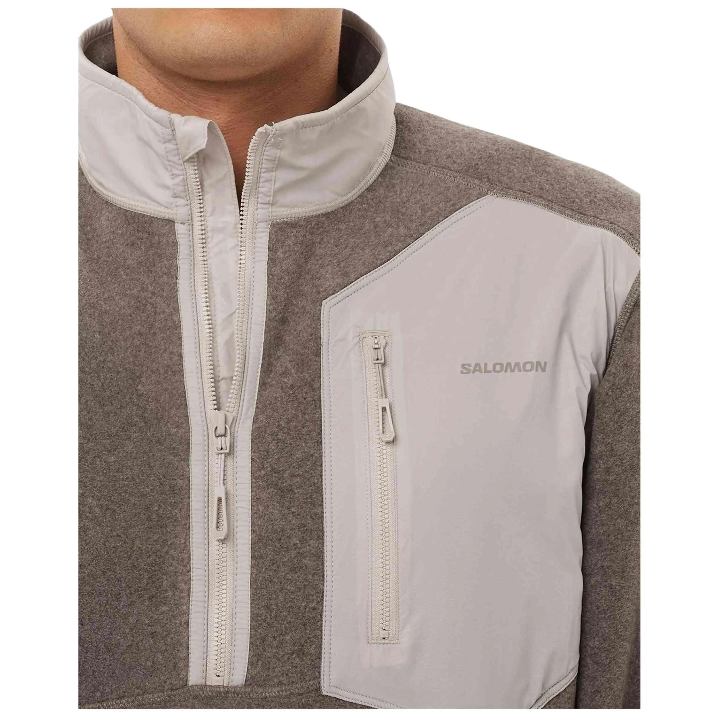 Fleece Salomon model Chroma Fleece Half Zip voor mannen 5/5