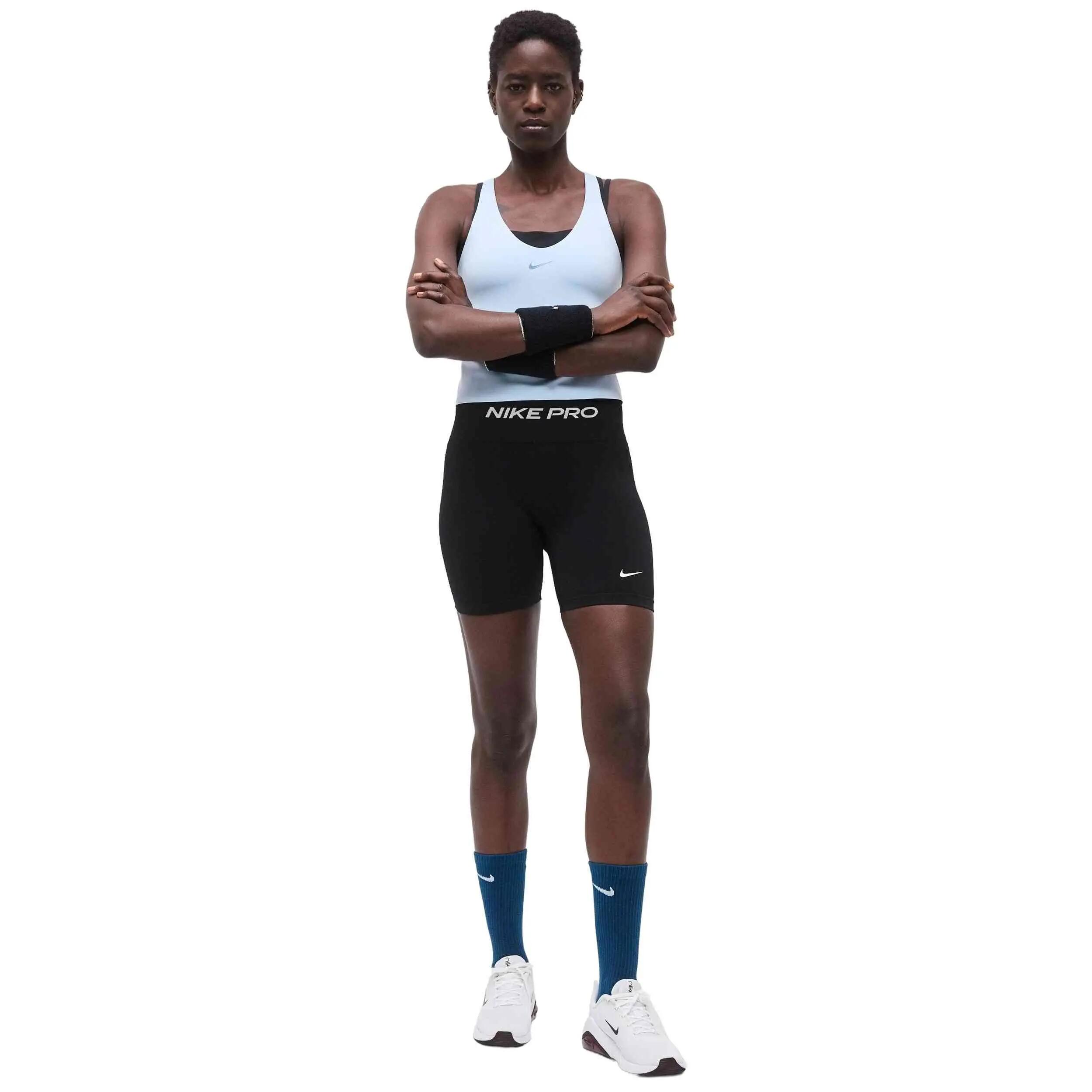 Maglia a maniche corte Nike modello Pro Seamless Shorts per donne 3/5
