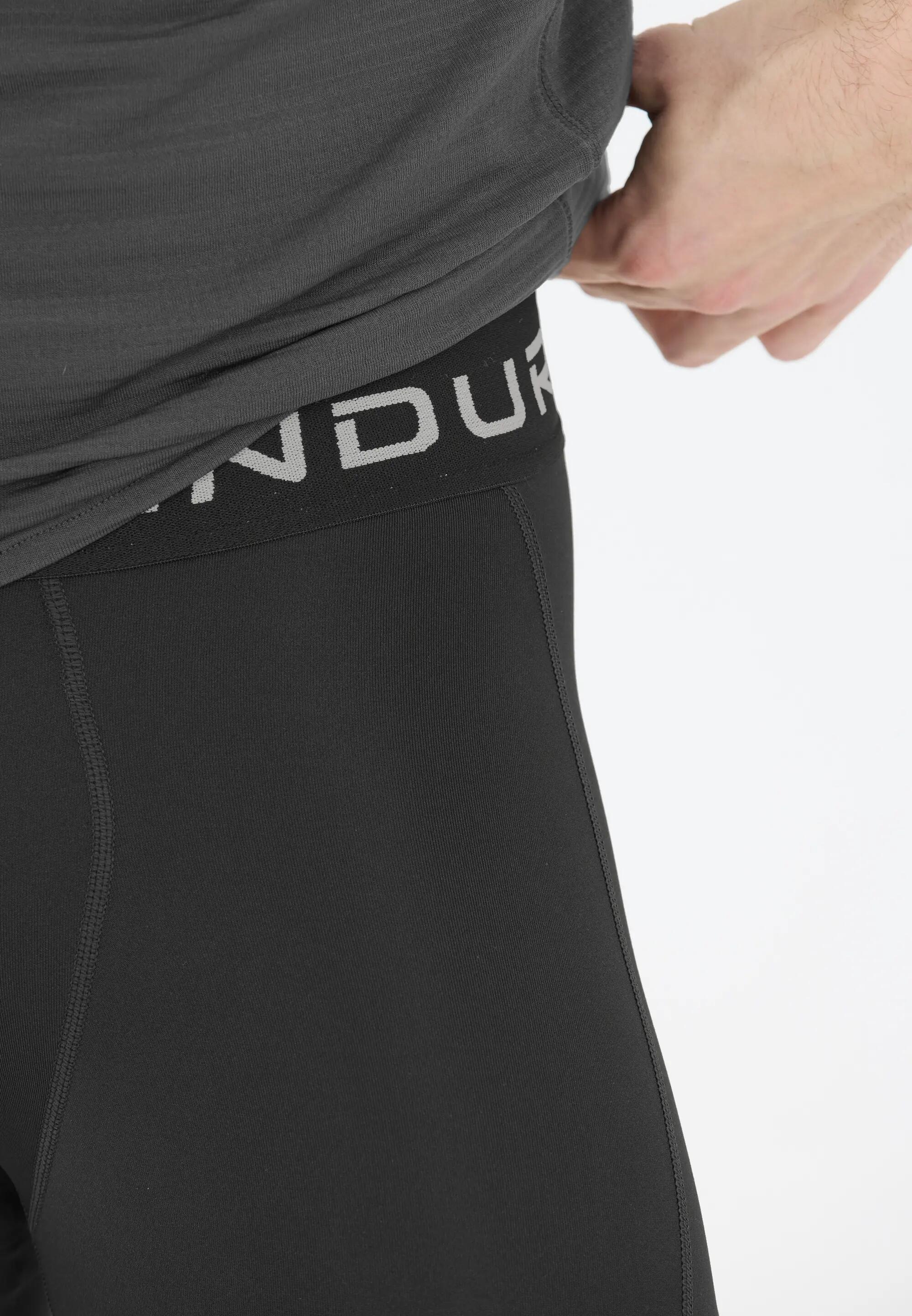 endurance Tights Power V3 M Long em poliéster reciclado e elastano – 1001 Black 8/9