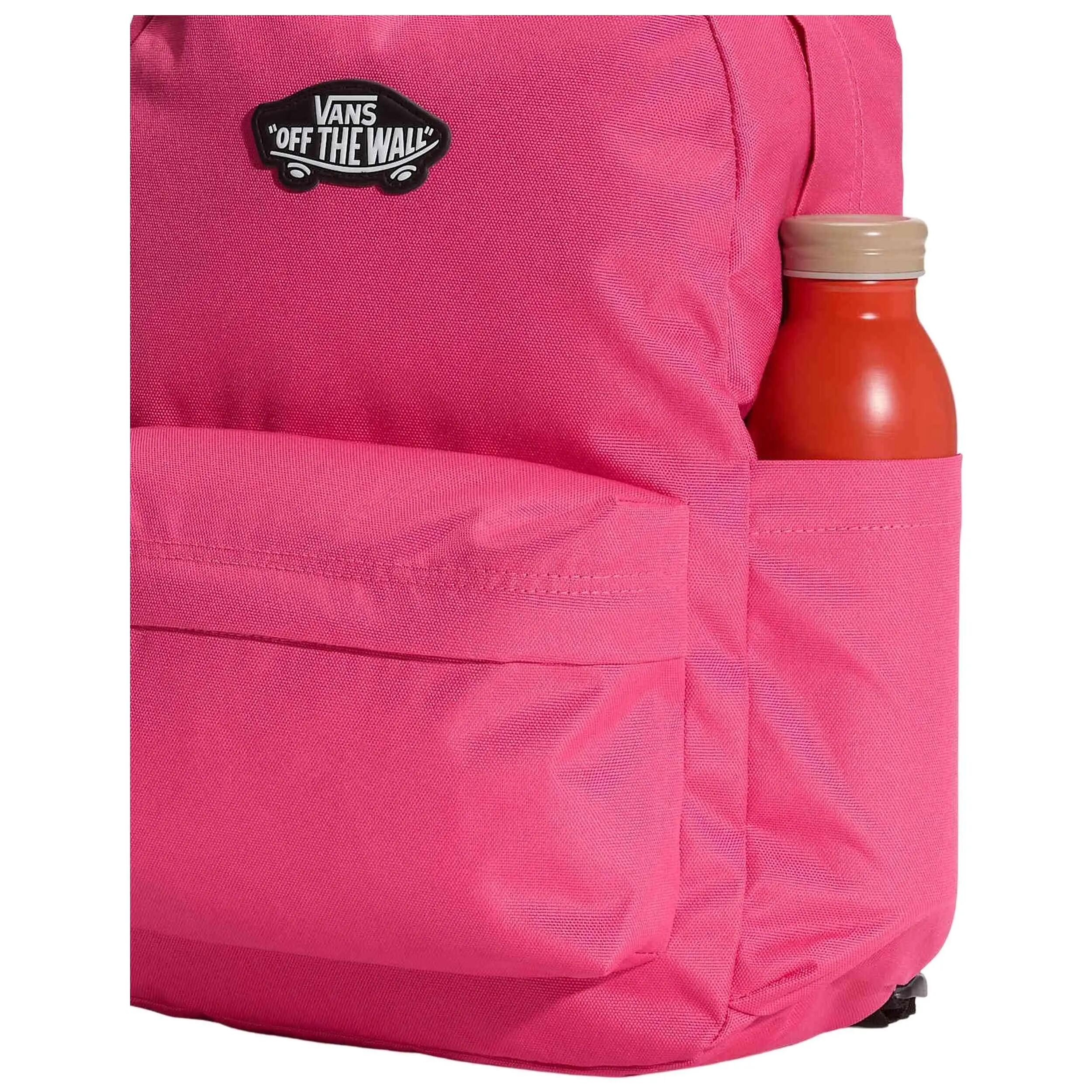 Mochila Vans modelo Old Skool Classic Backpack "Pink Fizz" para crianças unissex 4/5