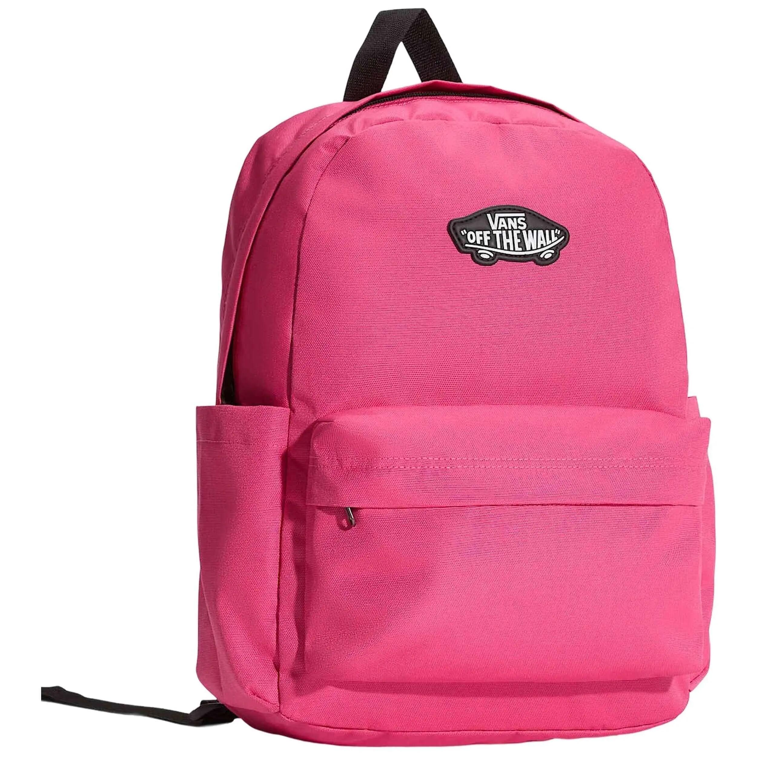 Mochila Vans modelo Old Skool Classic Backpack "Pink Fizz" para crianças unissex 2/5