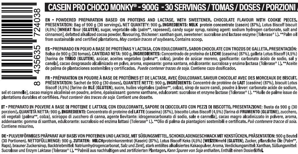 LIFE PRO CASEIN PRO 900G - Caseína Proteína de Liberación Lenta 2/3