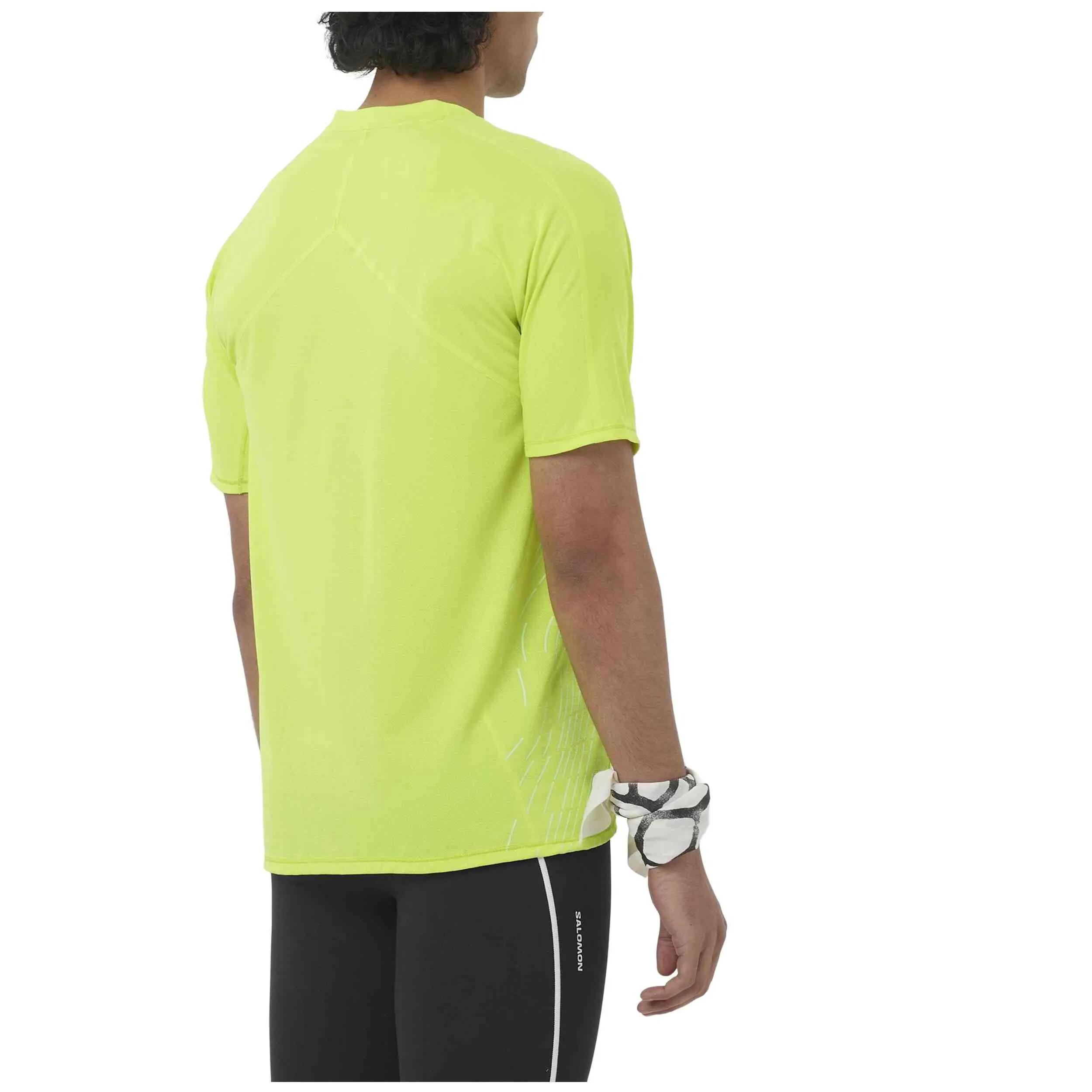 Kurzarmshirt Salomon Modell SENSE AERO GRAPHIC für männer 4/5