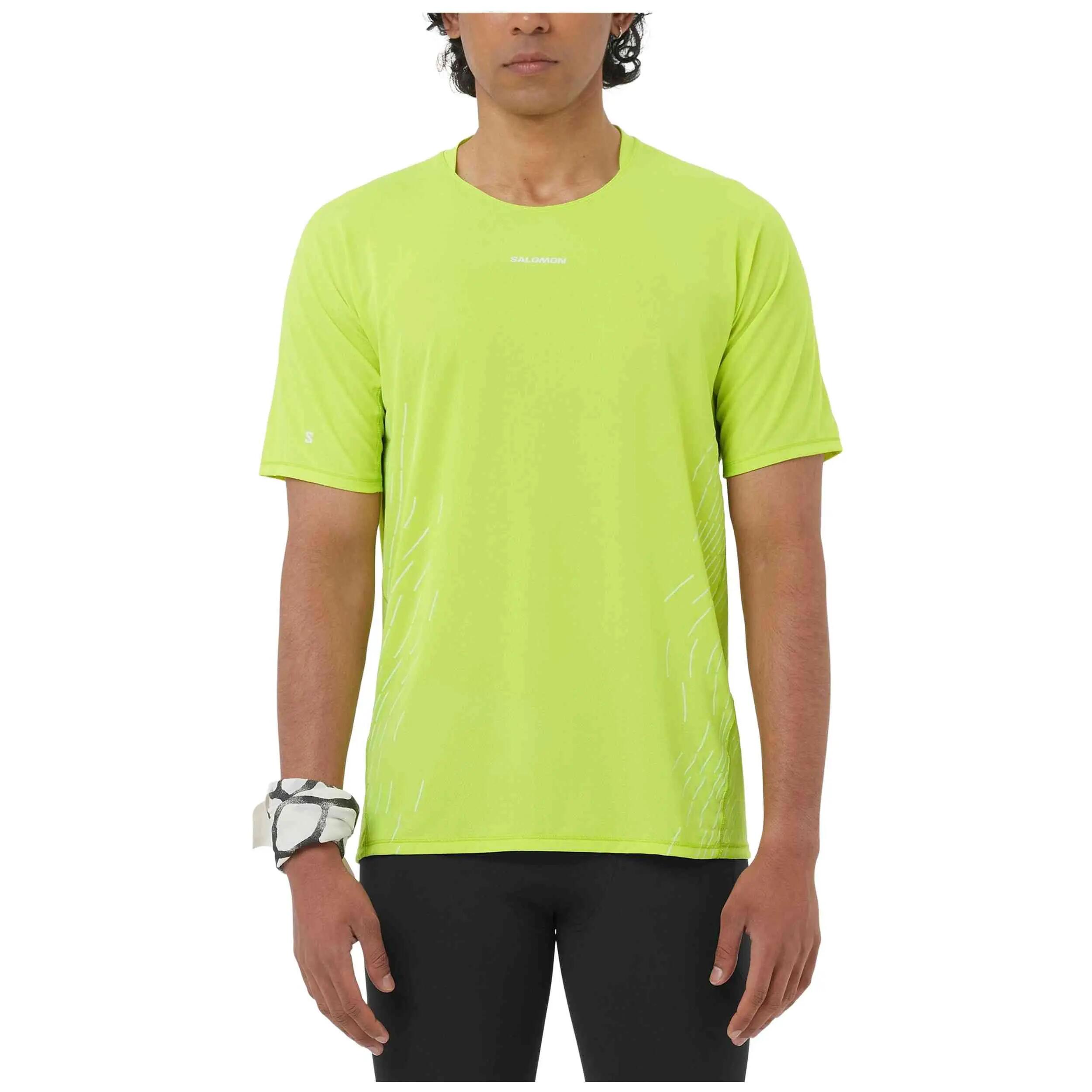 Kurzarmshirt Salomon Modell SENSE AERO GRAPHIC für männer 3/5