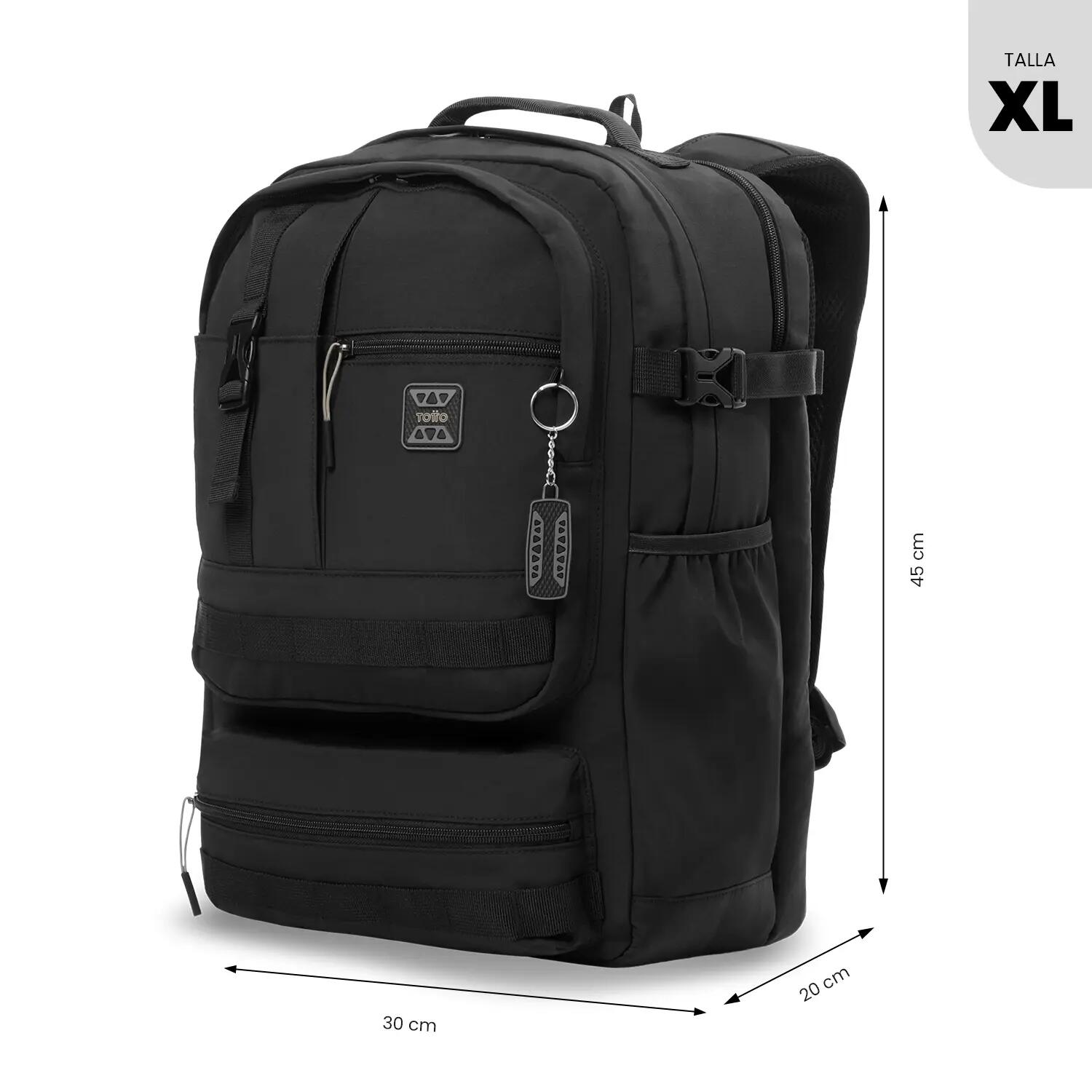 Totto Mochila ejecutiva Spa Black/Dune Poliamida 30 x 45 x 20 cm 2/5