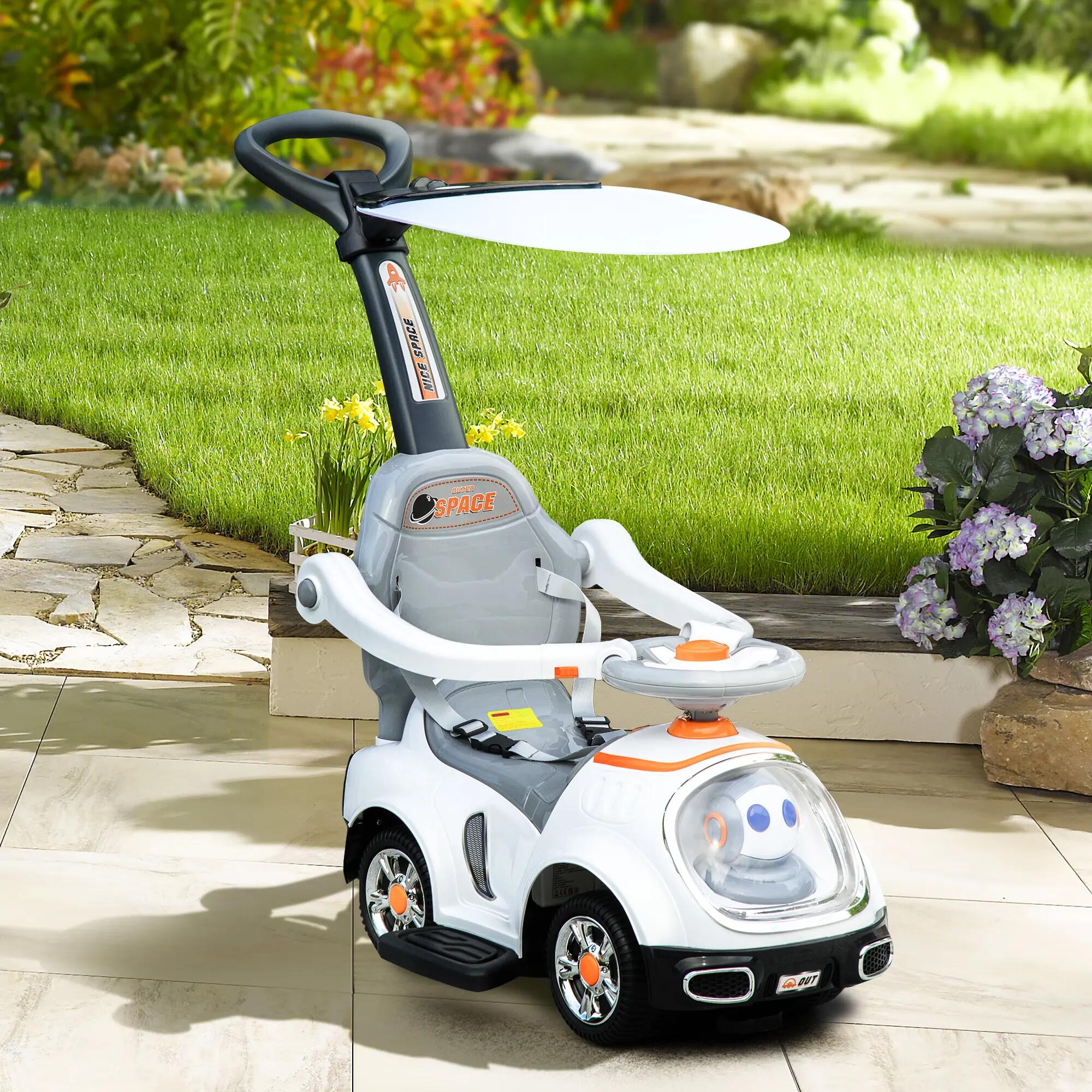 Porteur enfant évolutif 3 en 1 design rover spatial effets sonores lumineux 2/5