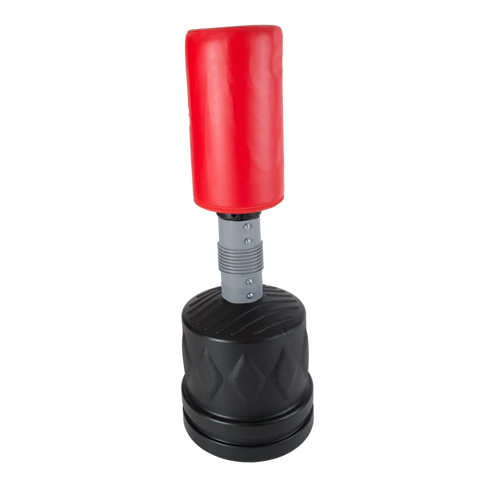 Staande bokszak - Bokstraining - Taurus Heavy - Verstelbaar - Rood 3/4