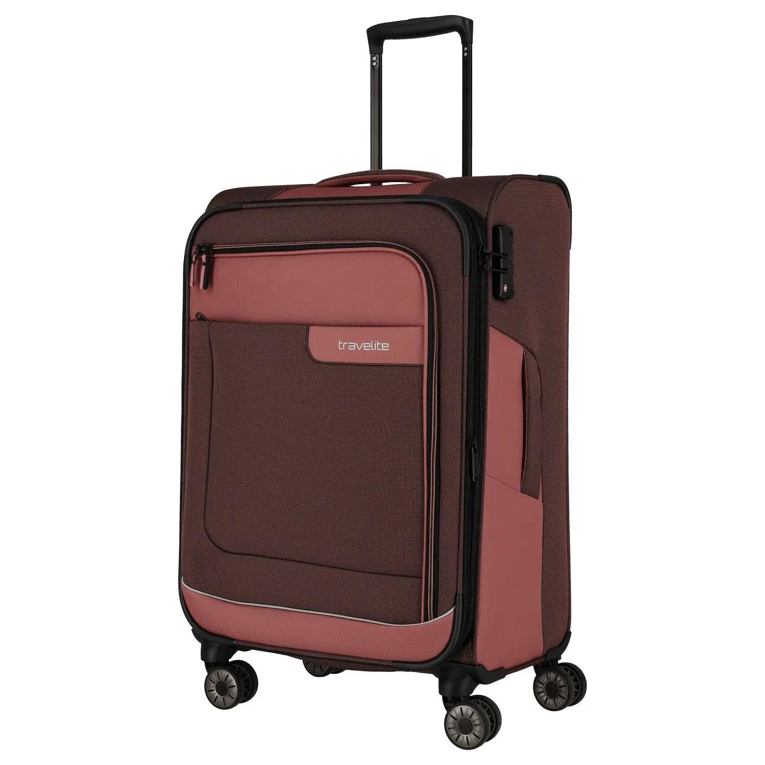 Travelite Viia - 4-Rollen-Trolley M 67 cm erw. 2/7