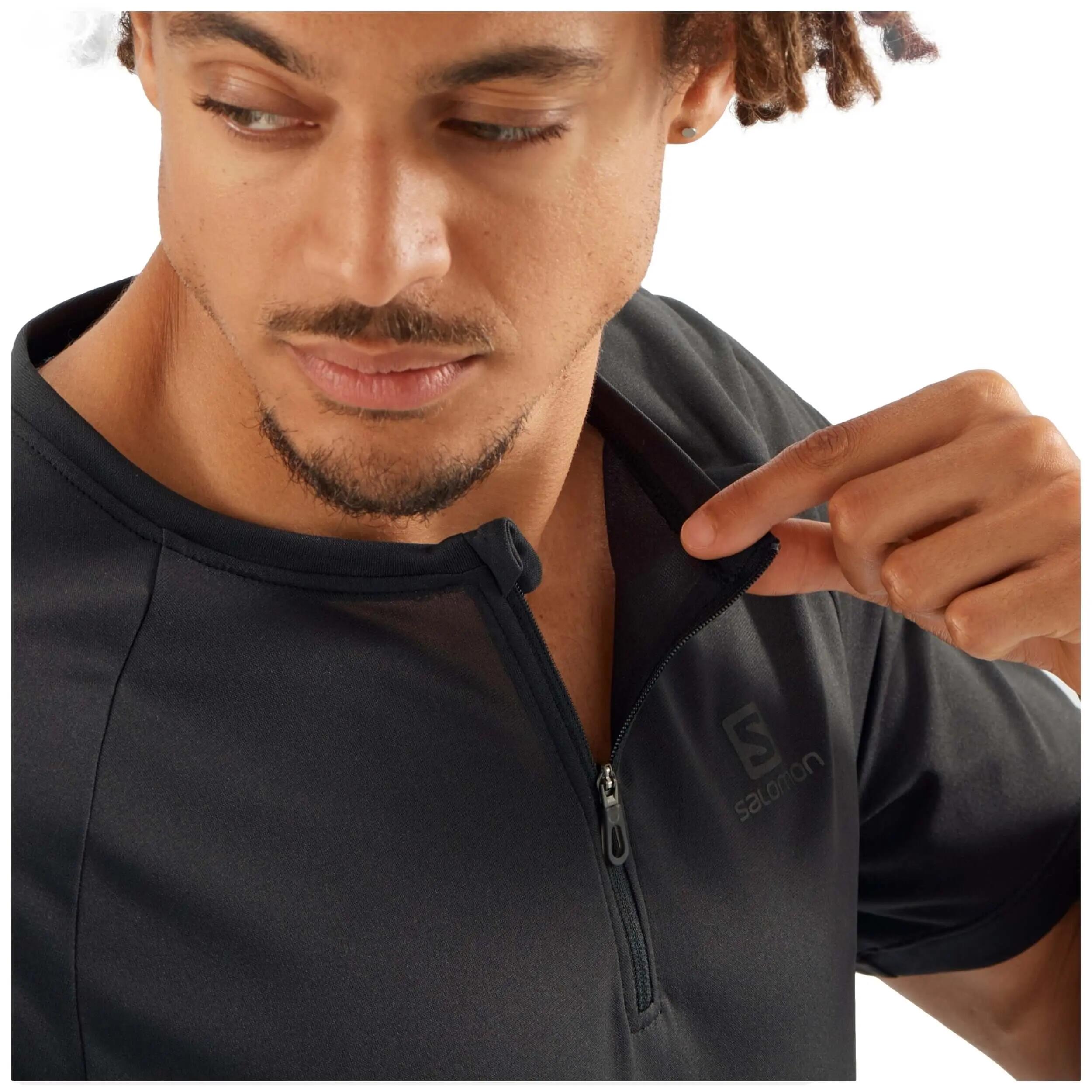 Kurzarmshirt Salomon Modell LC1744900 für männer 2/4