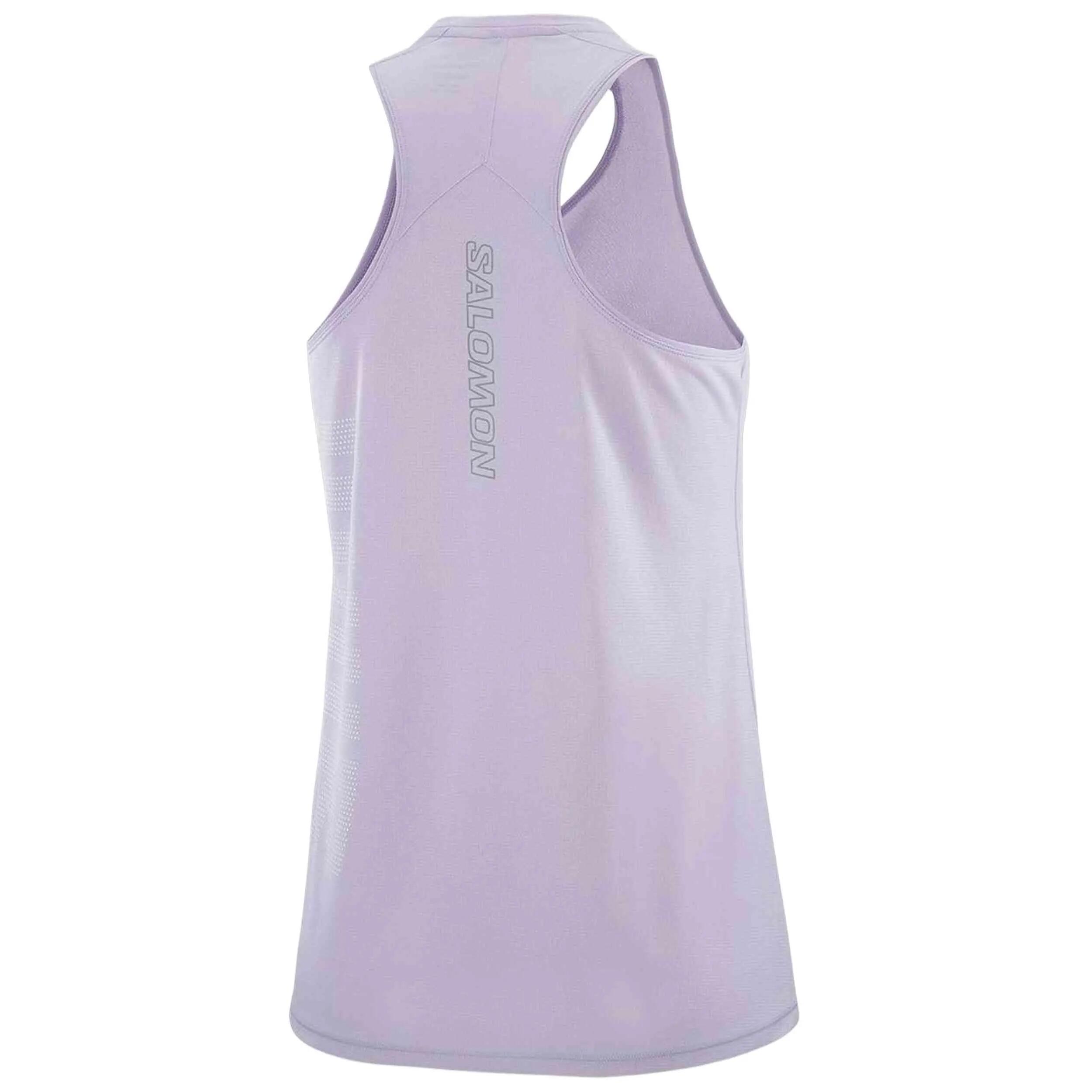 Trägershirt Salomon Modell Sense Aero Singlet GFX für frauen 2/5