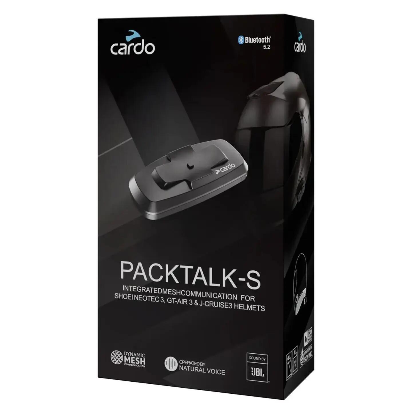 Intercomunicador Bluetooth Cardo UCS Packtalk-S pour casque Shoei 3/3