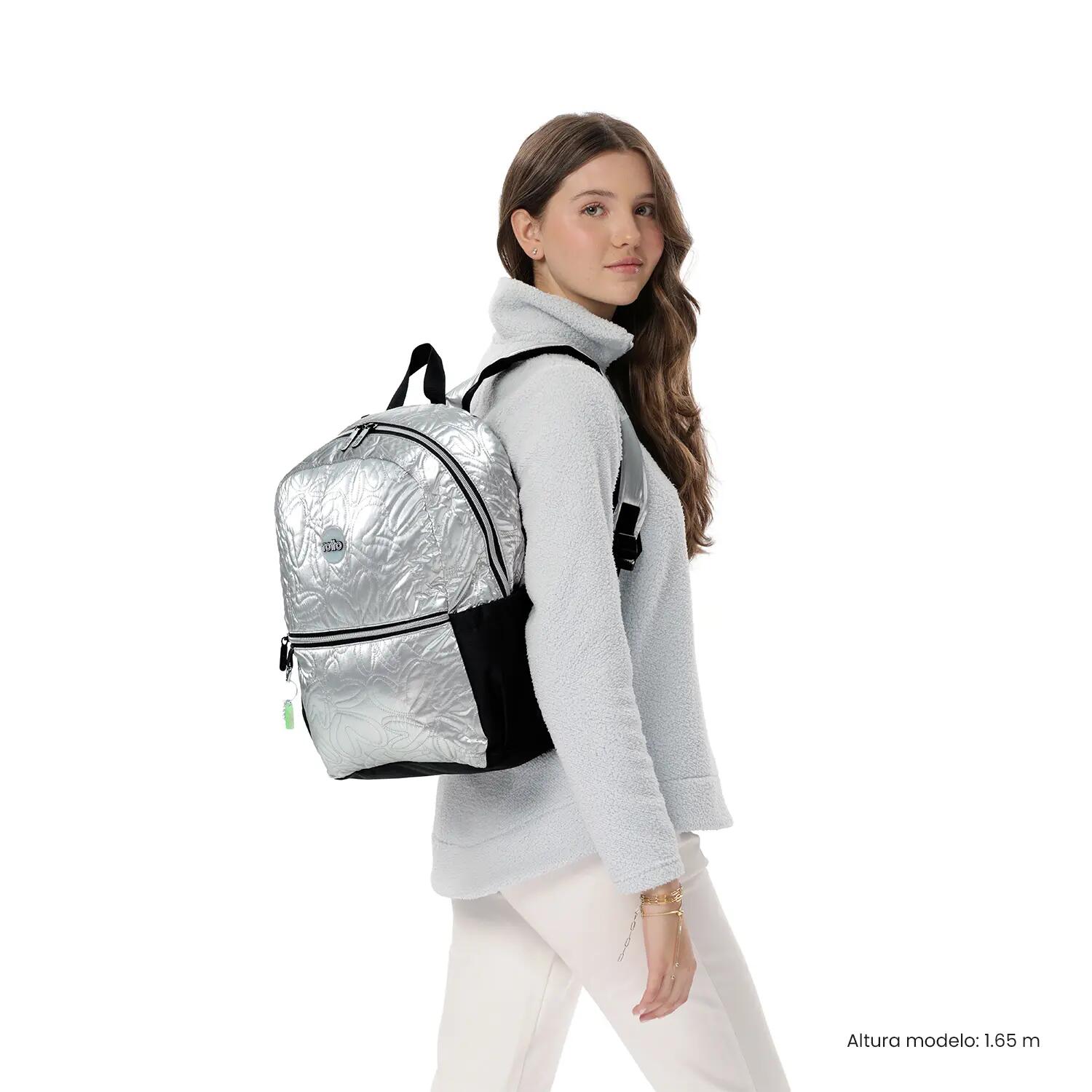 Totto Mochila escolar Sparky M6 Sparky White Poliéster 30 x 40 x 14 cm 2/5