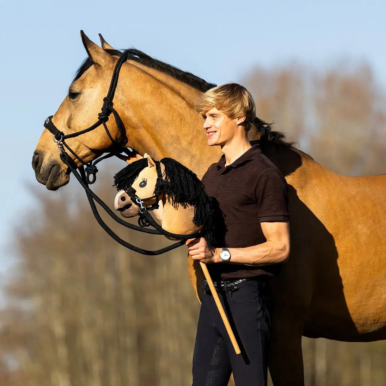 Licol pour cheval avec rênes QHP Nalanta 5/5