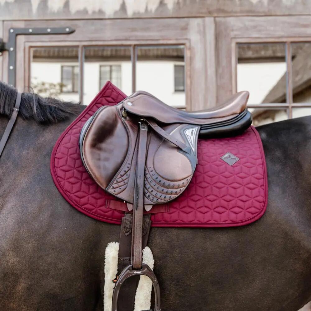 Saddle Pad classic pony bordeaux 4/4