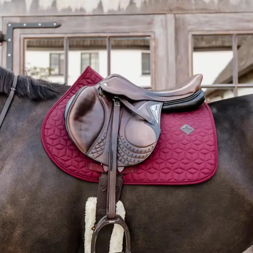 Saddle Pad classic pony bordeaux 2/4