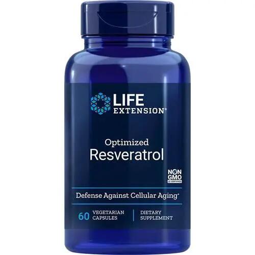 Extracte din plante Întinerire și senolitice Optimized Resveratrol 60 buc