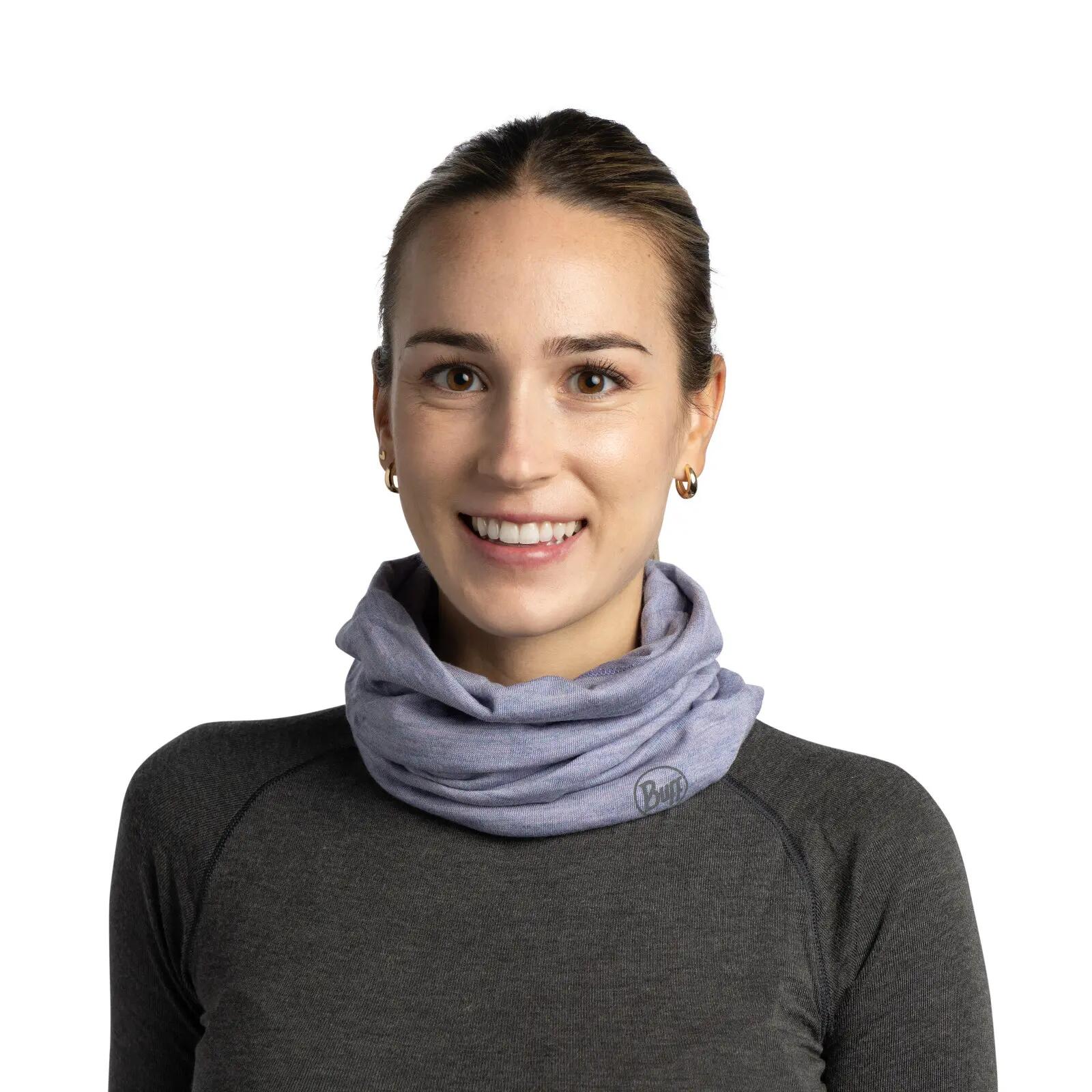 MW Merino Wool Unisex Buff Violet TAILLE UNIQUE 3/4