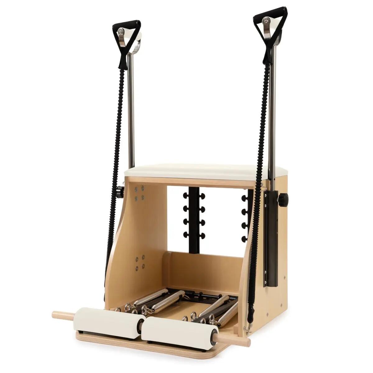 Chaise Pilates avec base en bois 2/4