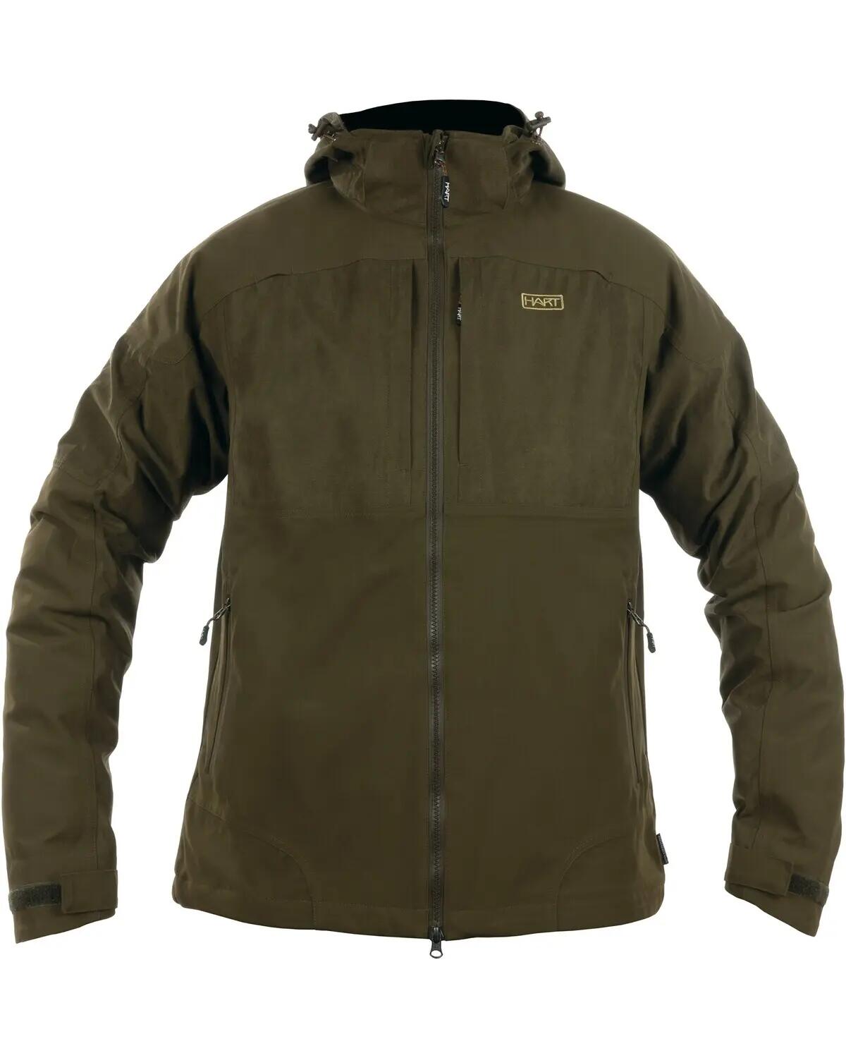 Herren - Outdoor-Jacke - geräuscharm, wasserdicht - Seebuck-J - Dark Olive, 2XL 1/2