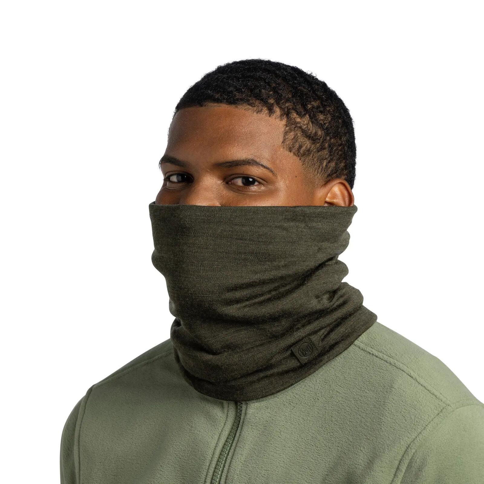 Komin chusta z wełny merino gruby heavyweight 4/7