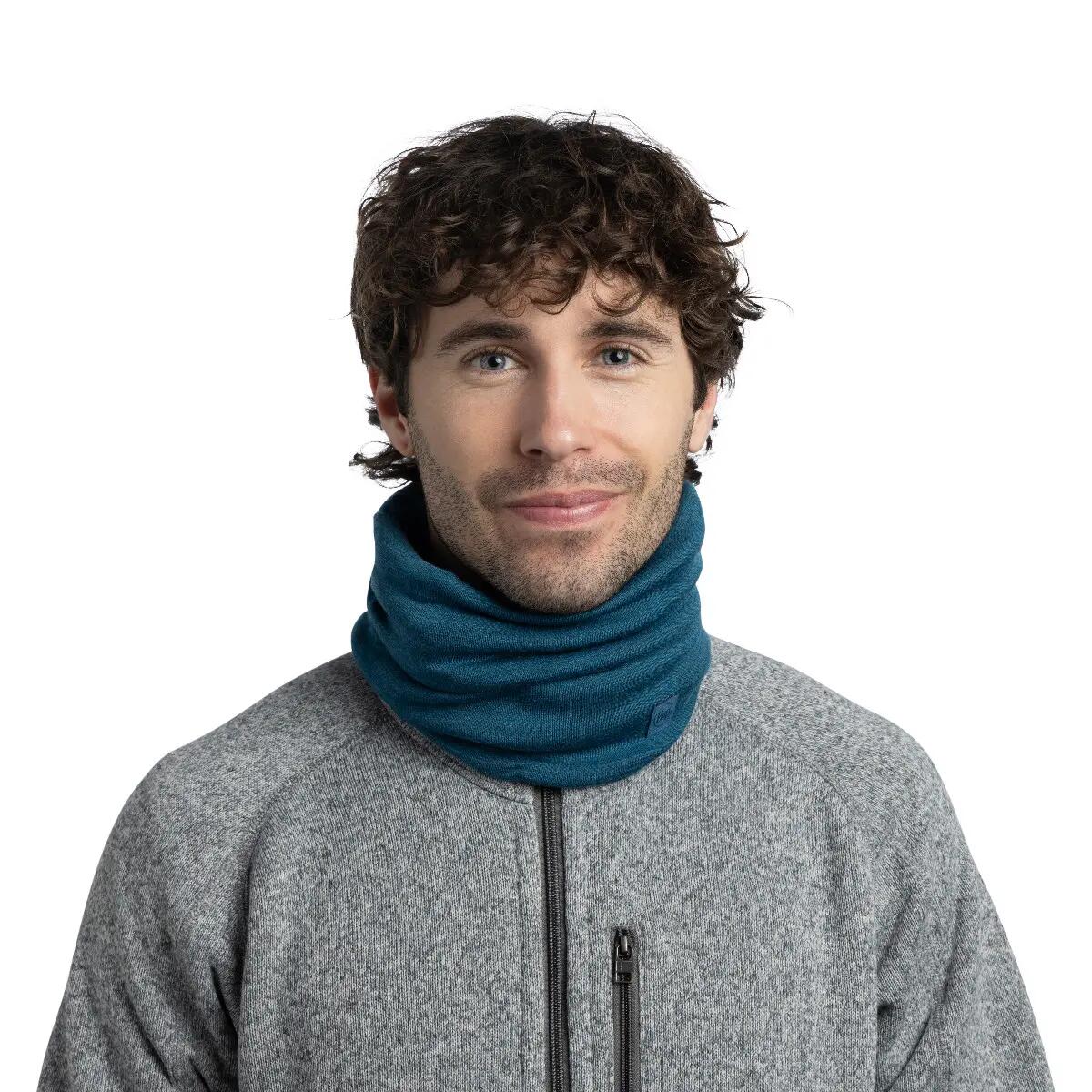 Cache-cou Merino Heavyweight Unisex Buff Marron TAILLE UNIQUE 3/7
