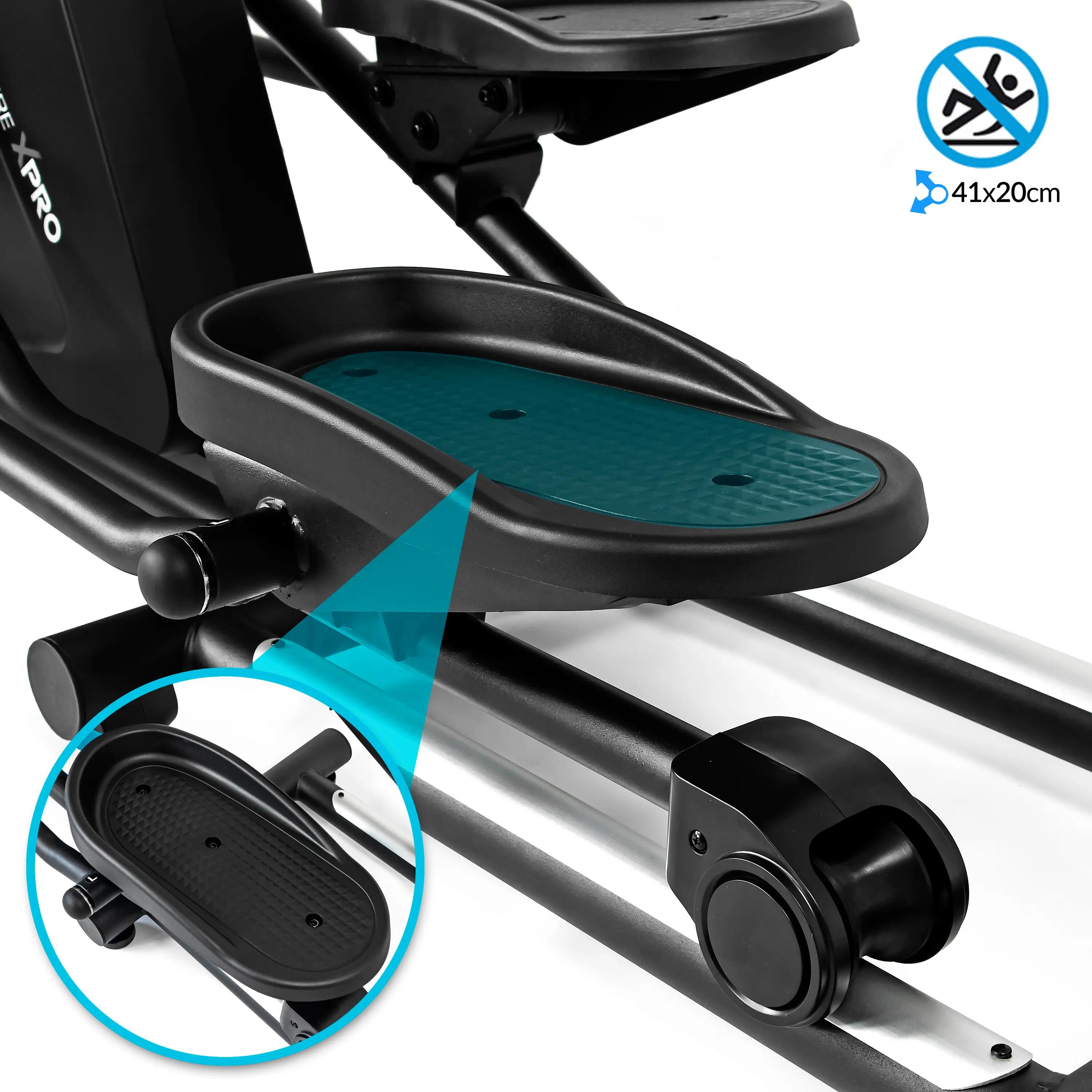 Trenażer eliptyczny Sapphire SG-1200E X-PRO elektromagnetyczny aplikacje Q 9cm 8/12