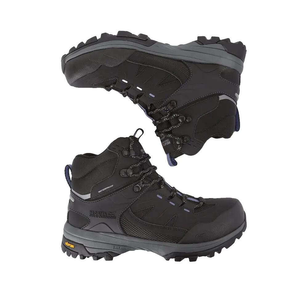 Buty damskie trekkingowe wysokie z membraną Regen Vibram 8/8