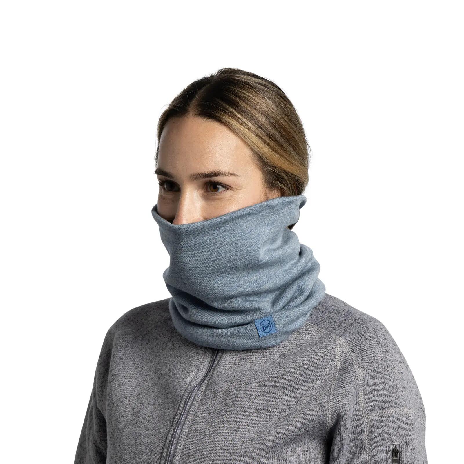 Komin chusta z wełny merino gruby heavyweight 4/7
