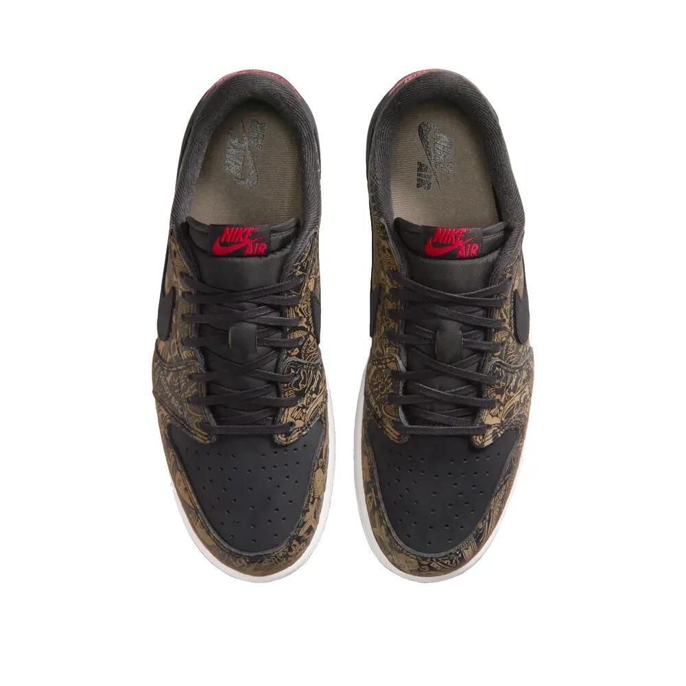 Zapatillas  1 Retro Low OG Laser Black University Red 9/10