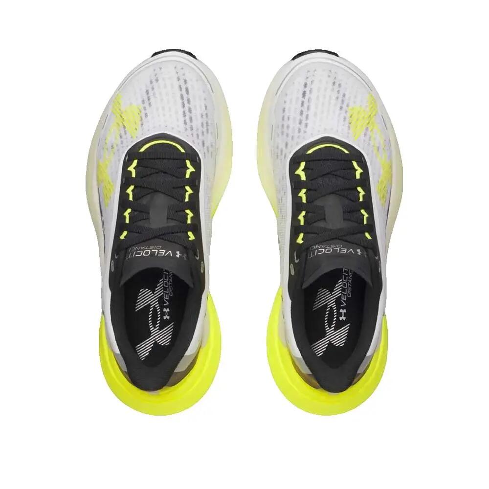 Laufschuhe Under Armour Velociti Distance Weiß/Neon-Gelb 5/5