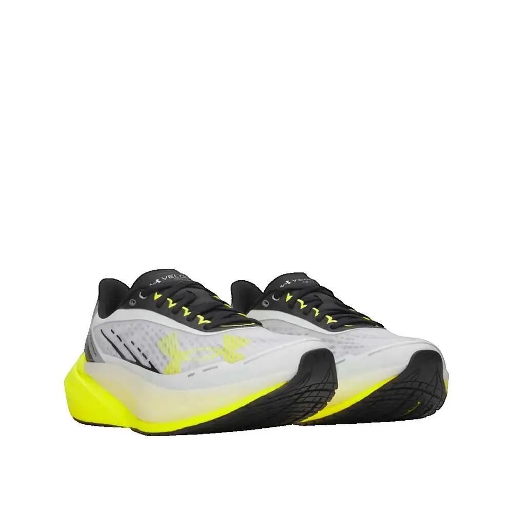 Laufschuhe Under Armour Velociti Distance Weiß/Neon-Gelb 2/5