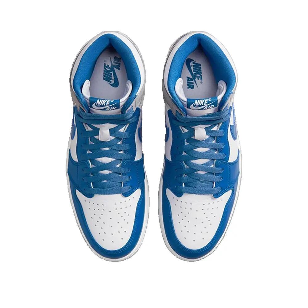 Zapatillas - Baloncesto - Hombre - Air Jordan 1 - Blanco/Azul 2/3