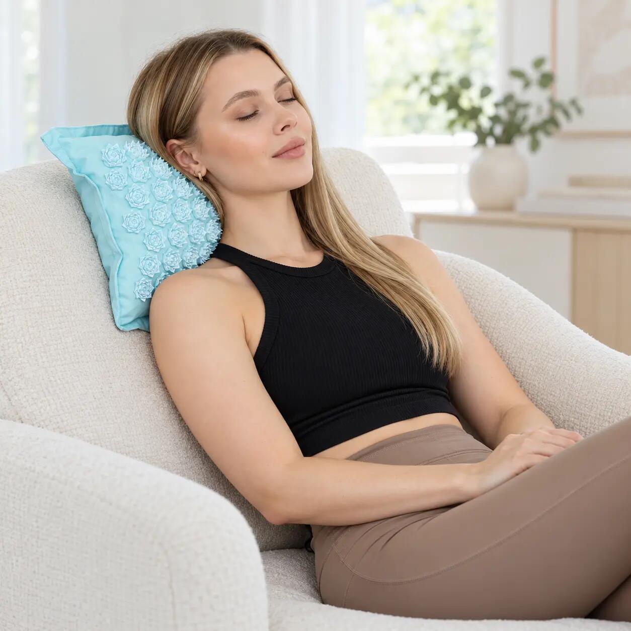 Mata do akupresury Zen Pro z naturalnym wypełnieniem i poduszką z gryką 4/7