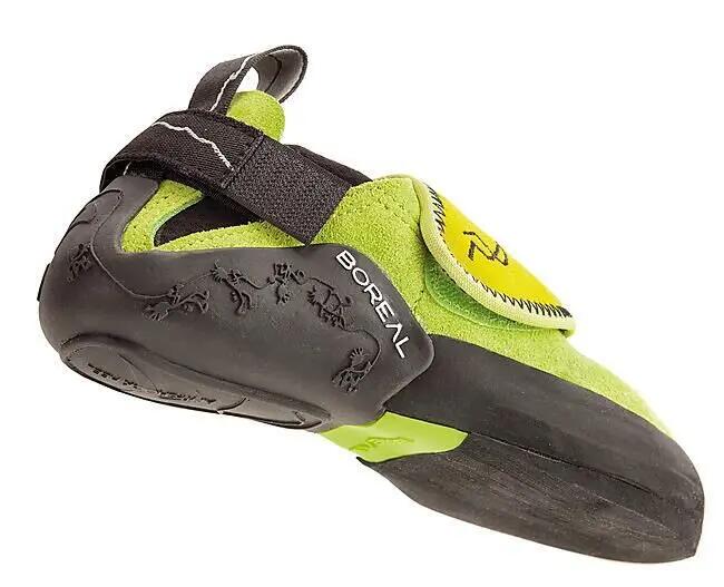 Chaussons d'Escalade Enfant Boreal "NINJA JR" 35 - 36 Citron Vert 2/7