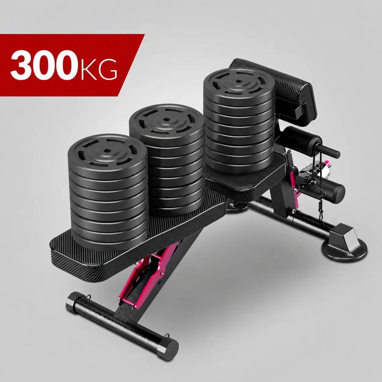 Ławka treningowa Sapphire XG-040 regulowana składana do 300 kg modlitewnik linki 3/15
