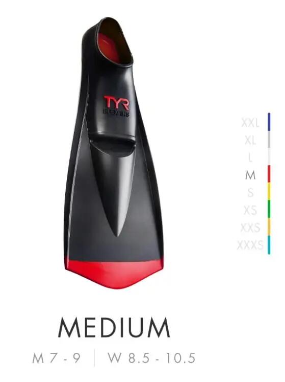 Płetwy treningowe długie TYR Flex Fin 2.0 2/3