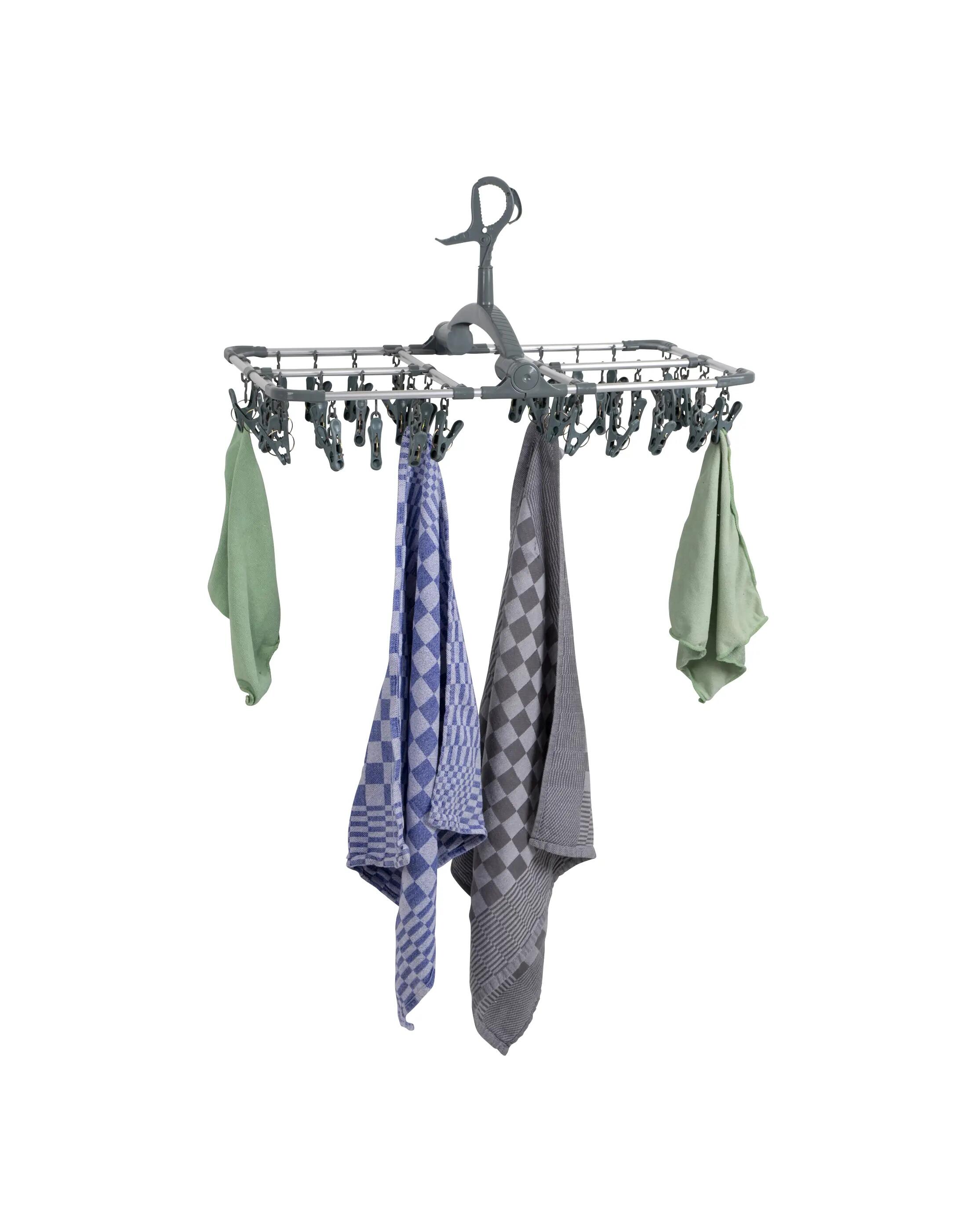 Étendoir à linge - Pliable - 36 piquets 4/7