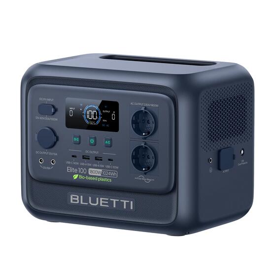 Elite 100 V2 BLUETTI generador portátil 1024Wh/1800W para camping y emergencias