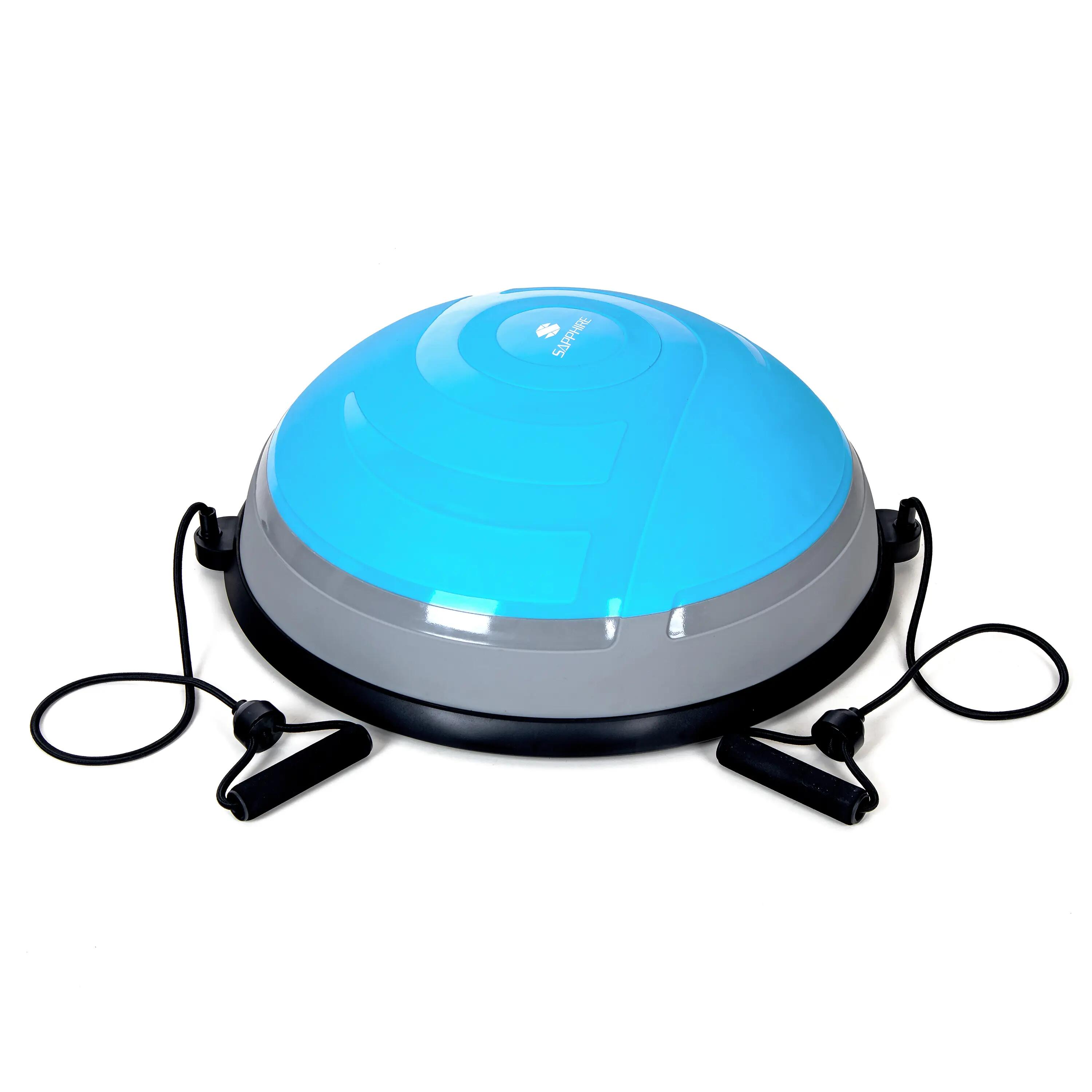 Trener równowagi półpiłka do balansowania z linkami i pompką Sapphire SG-066 4/7