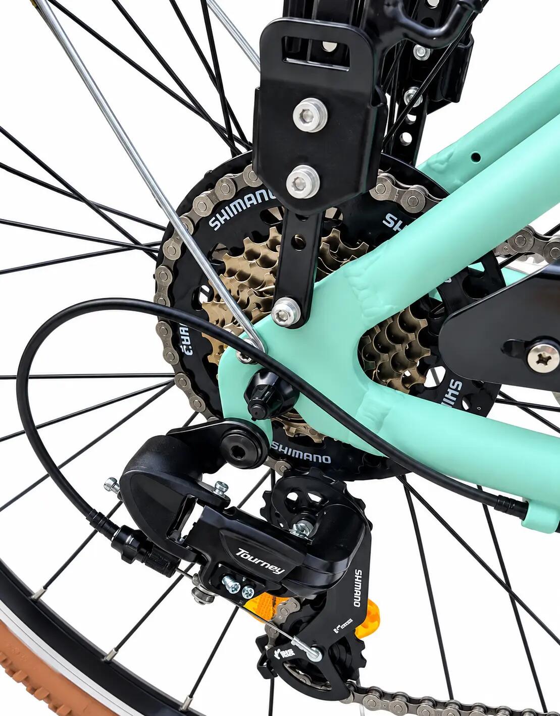 Bicicleta Urbana Adventure 7.2 Pro 28" Shimano 21V Suspensão 50mm 7/11